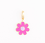 Pink Flower Luxe 18k Charm - Girls