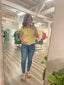 Pleated Square Neck Top in Butter Yellow 110 Tops - Ella Chic BoutiqueStaccato
