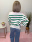 Pop of Fun Striped Boxy Crop Sweater Top 130 Sweaters - Ella Chic BoutiqueHem and Thread