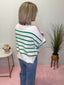 Pop of Fun Striped Boxy Crop Sweater Top 130 Sweaters - Ella Chic BoutiqueHem and Thread