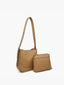 Poppy Paneled Crossbody/Shoulder Bag: Tan - Ella Chic Boutique