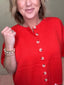 Poppy Summer Half Sleeve Cardigan Sweater