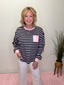 Prep School Striped Long Sleeve Top