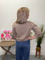 Present This Half Sleeve Cardigan in Taupe 130 Sweaters - Ella Chic Boutique