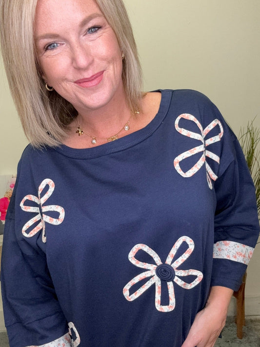 Prettiest Patchwork Flower Top