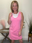 Pretty Pink Sleeveless Jumper Dress 150 Dresses & Jumpsuits - Ella Chic Boutique