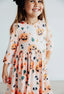 Pretty Pumpkins and Ghosts Dress - Girls 240 Kids Clothing - Ella Chic Boutique