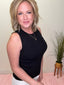 Promise Me Sleeveless Sweater Top in Black 110 Tops - Ella Chic BoutiqueHYFVE