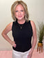 Promise Me Sleeveless Sweater Top in Black 110 Tops - Ella Chic BoutiqueHYFVE