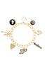 Purdue Boilermakers Enamel Icons Charm Bracelet