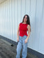 Ready for Gameday Boat Neck top