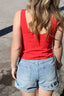 Red Bow Tank 120 Tees & Tanks - Ella Chic Boutique
