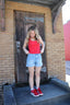 Red Bow Tank 120 Tees & Tanks - Ella Chic Boutique