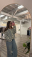 Relaxed Striped Lightweight V-Neck Button Down Cardigan 110 Tops- Ella Chic BoutiqueLa Miel