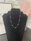 Rhinestone Gold Necklace
