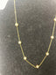 Rhinestone Gold Necklace