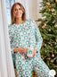 Rosy Wreaths Christmas Pajamas 230 Gifts - Ella Chic Boutique