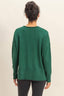 Round Roll Neck Drop Shoulder Sweater in Dk Green 130 Sweaters - Ella Chic Boutique