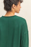 Round Roll Neck Drop Shoulder Sweater in Dk Green 130 Sweaters - Ella Chic Boutique