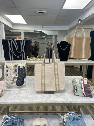 Ruby Raffia Tote Bag (3 Colors) 220 Accessories - Ella Chic Boutique