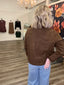 Ruffles and Suede Chocolate Jacket 140 Jackets- Ella Chic BoutiqueJodifl