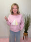 Sail Away Boat Neck Sweater Top 130 Sweaters - Ella Chic BoutiqueLe Lis