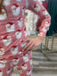Santa Baby Red Stripe Christmas Jammies - Girls 240 Kids Clothing - Ella Chic Boutique