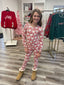 Santa Baby Red Stripe Christmas Jammies - Girls 240 Kids Clothing - Ella Chic Boutique