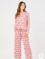 Santa Baby Red Stripe Christmas Pajamas 230 Gifts - Ella Chic Boutique