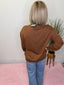 Say A Little Prayer Patchwork Sweatshirt in Camel 130 Sweaters- Ella Chic BoutiqueKori America