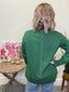 Sequin Candy Cane Green Top 110 Tops - Ella Chic Boutique