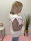 Sherpa Fleece Hooded Vest in Winter White 140 Jackets - Ella Chic Boutique