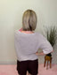 Short Dolman Sleeve Washed Knit Top in Light Mocha 110 Tops- Ella Chic BoutiqueBibi