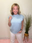 Silky Smooth Sleeveless Ribbed Knit Sweater Top 110 Tops - Ella Chic BoutiqueSewn and Seen