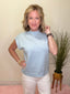 Silky Smooth Sleeveless Ribbed Knit Sweater Top