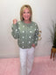 Simply Sage Polka Dot Cardigan Sweater 130 Sweaters - Ella Chic BoutiqueLe Lis