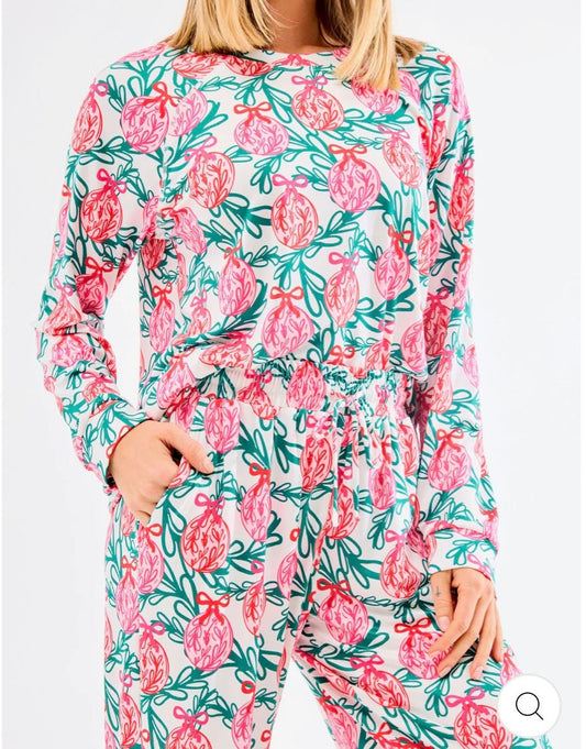 Sleigh All Day Ornament Christmas Pajamas