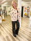 Spot On Polka Dot Sweater Cardigan in Taupe 130 Sweaters- Ella Chic BoutiqueBon