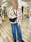 Spot On Polka Dot Sweater Cardigan in Taupe 130 Sweaters- Ella Chic BoutiqueBon