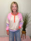 Spring is Colorful Henley Sweatshirt Pullover Top 110 Tops - Ella Chic BoutiqueHem and Thread