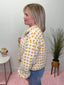 Square Checker Sherpa Zip Up Jacket 140 Jackets - Ella Chic Boutique