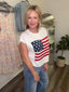Stars and Stripes American Flag Sweater Top 110 Tops - Ella Chic BoutiqueSo Me