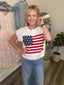 Stars and Stripes American Flag Sweater Top 110 Tops - Ella Chic BoutiqueSo Me