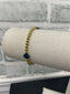 Stone Cross Gold Stretch Bracelet 210 jewelry - Ella Chic Boutique