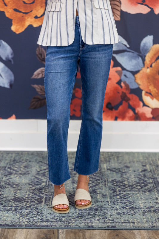 Straighten Up Tummy Control High Rise Ankle Jeans