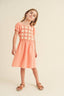 Sunset Girls Crochet Mini Dress