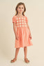 Sunset Girls Crochet Mini Dress