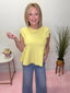 Sweetest Sunshine Cap Sleeve Top 110 Tops - Ella Chic BoutiqueEntro