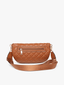 Sylvie Quilted Belt Bag with Chain Strap: Tan - Ella Chic Boutique