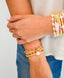 coco's beads enewton bracelet gold filled tarnish-free pink stack stretch
